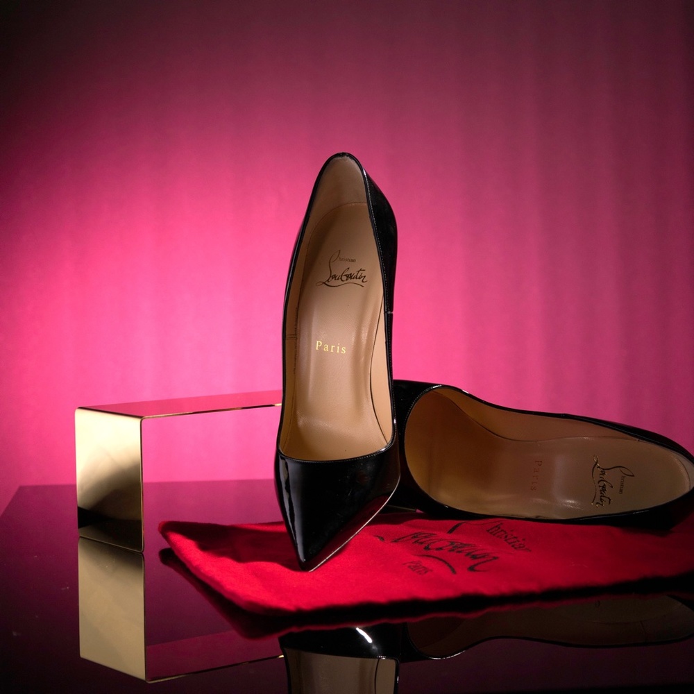 Christian Louboutin, US size 9.5-10, So Kate 120mm patent pointed-toe pump